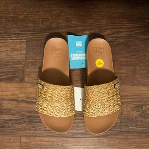 Reef Cushion Scout Braids Sandal- Tan- Size 6